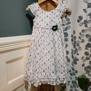 VINTAGE LAURA ASHLEY LONDON FIT AND FLARE DRESS